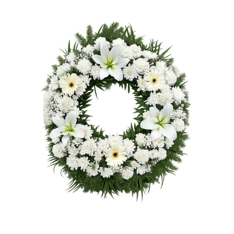 COROANA  FUNERARA ROTUNDA