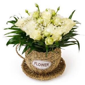 Ceașca Florală Ivory