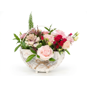 ARANJAMENT FLORAL IN COS POSETA