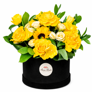 ARANJAMENT FLORAL "SUNNY ELEGANCE"