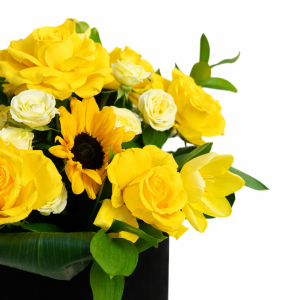 ARANJAMENT FLORAL "SUNNY ELEGANCE"